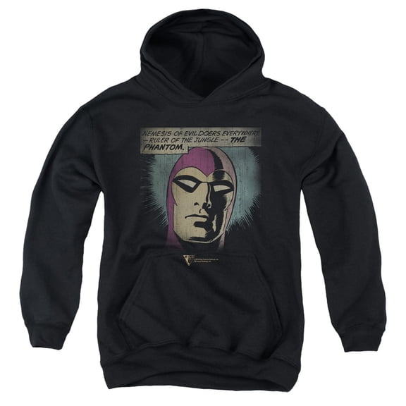 Phantom Evildoers Beware Youth Pullover Hoodie Sweatshirt Black