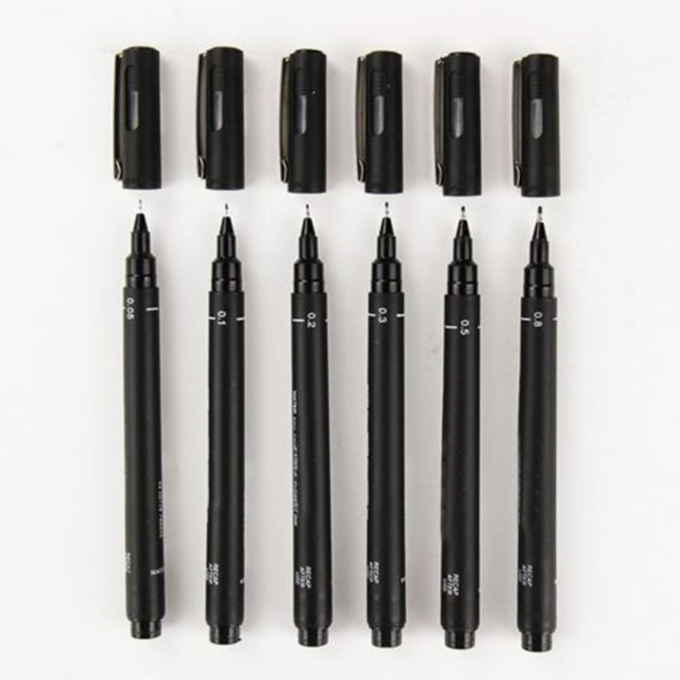 Micro-Line 14 Pens With Case, Fineliner, Multiliner, Archival Ink,  Waterproof, Journaling, Illustration, Architecture, Technical Drawing,  Outlining