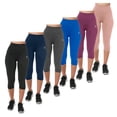 thumbnail image 2 of Leggins Capri Mujer Dry-Fit Poliester BlackSecretSport, 2 of 3