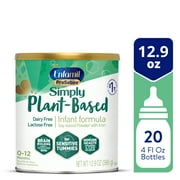 (2 pack) Enfamil ProSobee Plant-Based Powder Baby Formula, Dairy Free, Lactose Free, 12.9 oz Can
