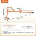 thumbnail image 6 of VEVOR Timberjack Log Lifter 4 in 1 Log Roller 46.5 in Logging Forestry Multitool, 6 of 10