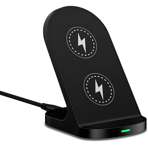 15W Fast Wireless Charger Phone Charging Stand for Google Pixel 10 Pro XL/9/8a/8 Pro/7a/7,Android Phone Wireless Charging Station Charger for Samsung Z Fold 7/6/5/Z Flip 7/6/S24 Ultra/S23/S22/S21/S20