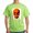 Green, variant on CafePress - Orange Skull Ash Grey T Shirt - Men's Classic Graphic T-Shirt