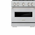 thumbnail image 2 of ZLINE 30 in. 4.2 cu. ft. Classic Gas Range with Convection Gas Oven in Stainless Steel with 4 Brass Burners (CGR-BR-30), 2 of 2