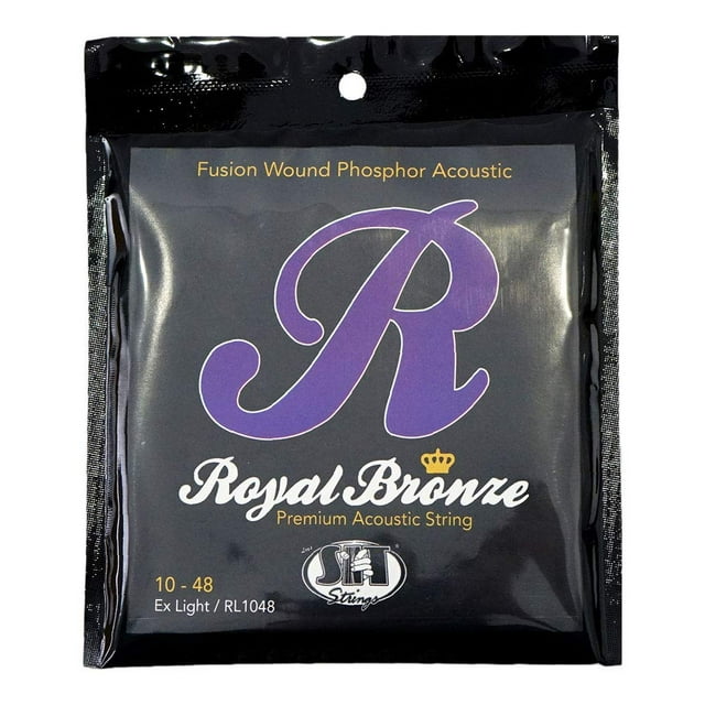 Guitare Acoustique S I T Strings Bronze Royal Extra Léger,.010 -.048, RL1048