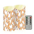 thumbnail image 2 of Corgi Dogs Pattern Flameless Candles 2 PCS with Remote Realistic Moving Flame LED Tapered Pillar Set for Home Decor, 2 of 7