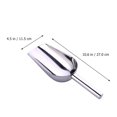 thumbnail image 2 of Tineasur Small Stainless Steel Ice Scoop for Freezer, Food Serving, Kitchen Use, and Easy to Clean, 2 of 6