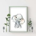 thumbnail image 3 of 2023, Nursery poster decor set of 4 - Baby or girl posters - Jungle Wildlife, 3 of 4