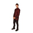 thumbnail image 2 of Saris and Things Sherwani Moderne Bordeaux Intérieur pour Hommes. Ce Produit Est Fait sur Commande., 2 of 4