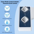 thumbnail image 7 of Hibbent  Bidet Attachment for Toilet, with Dual Nozzle and Pressure Control. Non-Electric and Self-Cleaning,Cold Water, 7 of 7