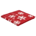 thumbnail image 2 of SAFAVIEH Frosty Throw, 50" x 60", Red/White, 2 of 6