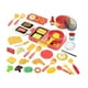 thumbnail image 2 of Juego de cocina para niños pequeños, juguetes de cocina, utensilios de cocina de simulación, educación preescolar rojo, 2 of 9