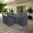 thumbnail image 2 of Covers & all 6-Person Outdoor Patio Dining Set Covers, Water-Repellent UV-Resistant Polyester with Secure Tie-Downs, 2 of 6