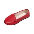 thumbnail image 2 of Crunowin Women's Soft Sole Casual Flats, Soft Sole Covered-Toe Spring/Summer Versatile Everyday Comfort Shoes Red, 2 of 9