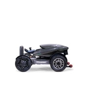 Golden Technologies Ally Sport - Automatic Folding Power Wheelchair w/ 10 Omni-Directional Front Wheels - Airline Approved - Suspension - 30 Turning Radius - Smart Control App (Black Carbon Fiber)