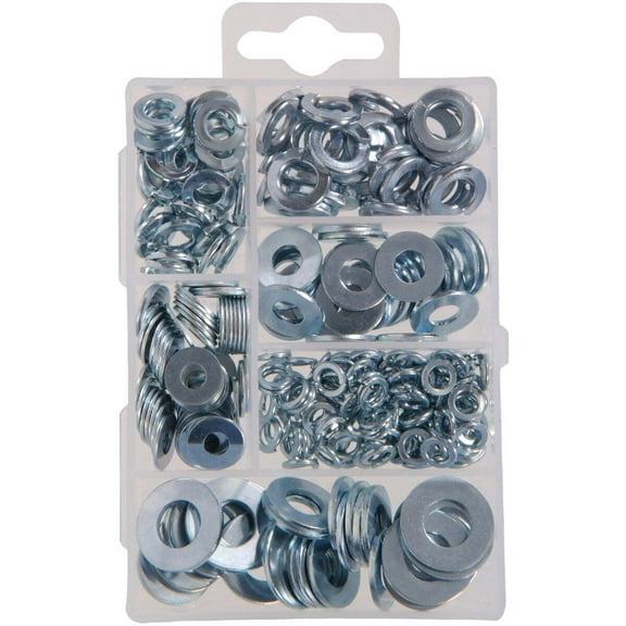 Hillman Steel Flat Lock & Washer Assortment (277 Pcs.) 130208