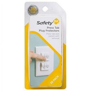 Pack de 12 unidades de Cubre-enchufe Transparente Plug Protector Safety 1st  - 0.7 cm