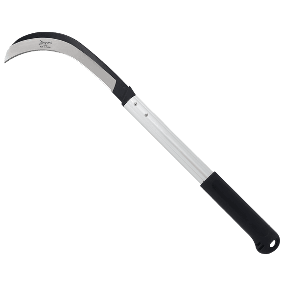 Zenport K313 Harvest Sickle, 9 Inch Carbon Steel Blade, Black/Silver