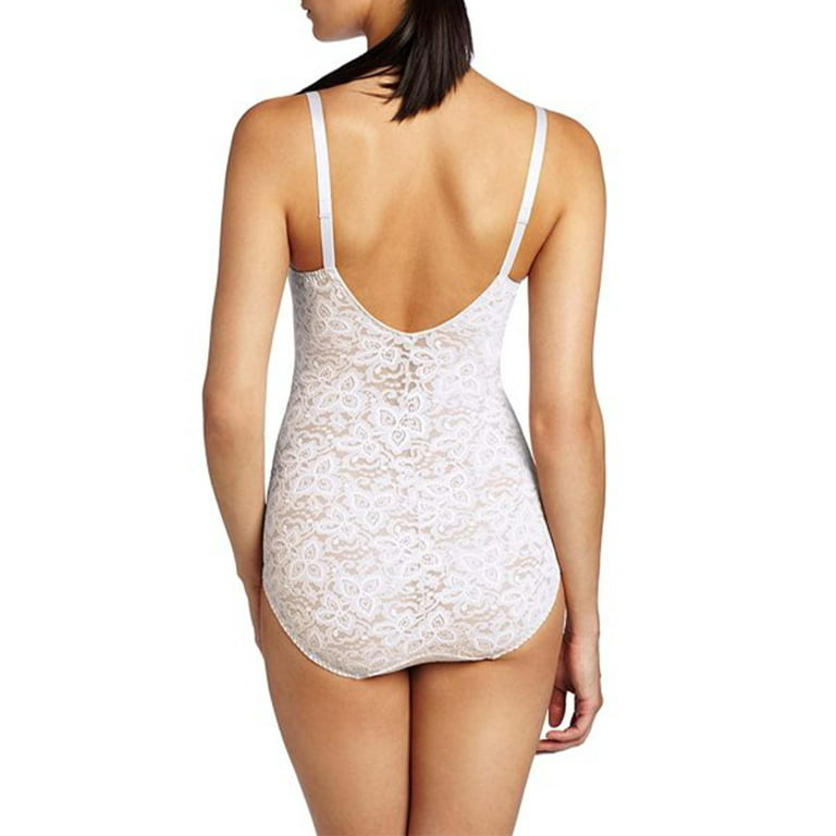 Bali Lace 'N Smooth Body Shaper White 38DD Women's 