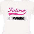 thumbnail image 4 of Inktastic Future HR Manager Boys Long Sleeve Baby Bodysuit, 4 of 5