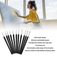 thumbnail image 3 of Fine Detail Paint Brush Set, Soft Texture 11PCS Miniature Model Brushes Versatile  For Watercolor, 3 of 8