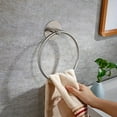 thumbnail image 4 of LShunze Towel Ring for Bathroom, Stainless Steel Hand Towel Holder for Wall Mounted, Heavy Duty Towel Hanger Towel Racks for Bathroom, Kitchen, 4 of 8