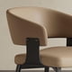 thumbnail image 3 of Home Office Desk Chair - Modern Dining Chair, with Comfy Low Back Lumbar Support Sturdy Metal Legs Conference Room Chair, Reception Chair(Black), 3 of 6