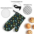 thumbnail image 3 of Daiia Dinosaur Pattern Oven Mitts and Pot Holders 4 pcs Set,High Heat Resistant 500 Degree Extra Thicken Long Kitchen Cotton Oven Glove, 3 of 6