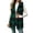 Green, variant on Women's Plush Fleece Vest Button Down Sleeveless Plaid Hooded Vest Casual Warm Winter Thick Jackets with Pockets