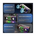 thumbnail image 5 of V8 Transparent Bluetooth Speakers Rgb Light Wireless Outdoor Sports Bluetooth Audio Tws Subwoofer S, 5 of 5