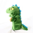 thumbnail image 6 of opvise Cartoon Dinosaur Plush Soft Hand Puppet Kids Toddler Pretend Playing Toy Gift A, 6 of 8