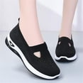 thumbnail image 3 of Zapatillas de punto cómodas y transpirables para mujer, zapatillas de punto para mujer, zapatos anchos transpirables para mujer, 3 of 7