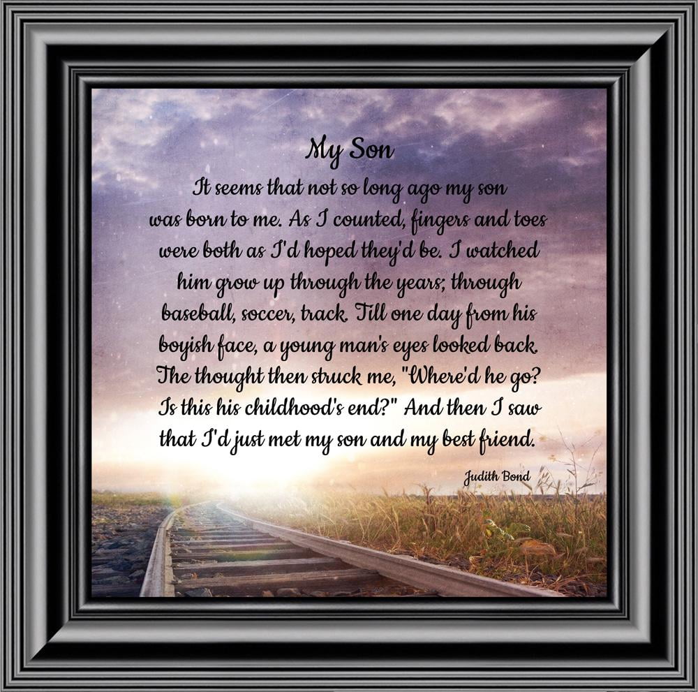 father son picture frame