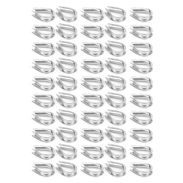 Abrazaderas universales tipo U, 50 abrazaderas tipo U Abrazaderas tipo U Clips de cuerda de alambre meticulosamente diseñados NikouMX herramienta