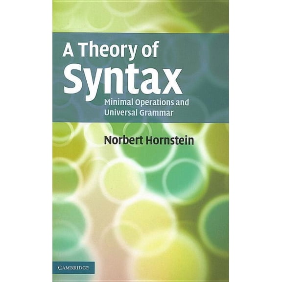 A Theory of Syntax, (Hardcover)