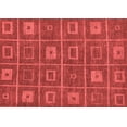 thumbnail image 1 of Ahgly Company Machine Washable Indoor Rectangle Abstract Red Modern Area Rugs, 3' x 5', 1 of 4