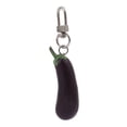 thumbnail image 1 of Simulation of Eggplant Keychain Vegetable Car Bag Pendant Simulation, 1 of 8