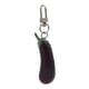 thumbnail image 1 of Llavero Simulación Berenjena - Material PVC, Diseño Vegetal, Colgante Bolsa Coche, 1 of 8