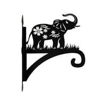 DefiDgd Metal Plant Hooks for Hanging Planter,Metal Wall Hangers Indoor Outdoor Decoration,Plant Bracket for Bird Feeders Planters Lanterns Wind Chimes,Patio Garden Home Decor(E)