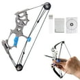 thumbnail image 2 of 5.9" Compound Bow and Arrow Set, Archery Bow Set Left and Right Hand, Cool Gadget, RH/LH, for Target Shooting Outdoor Sports Fun Games, 2 of 9