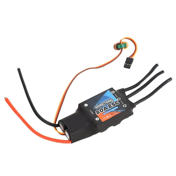 RC Brushless ESC,Bi Directional 80A Brushless Brushless ESC Electric