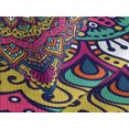 thumbnail image 4 of Ambesonne Mandala Quilted Bedspread Set 3 Pcs, Colorful Floral Motif, King Size, Multicolor White, 4 of 5