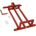 thumbnail image 4 of Lawn Mower Lift Jack for Riding Tractors, 800 Lbs Capacity Lawn Tractor Lifter, 45° Tilt Adjustable Foldable Lawn Tractor Lifter, Cleaning Aid for Lawn Mowers and Garden Tractors, Red, 4 of 9
