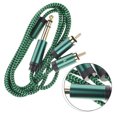 thumbnail image 1 of unbranded Guitar Amp Cable Gold-plated Green 1Pcs For Audio Equipment Support, 1 of 6