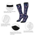 thumbnail image 2 of Bixox Floral Hippie Mushrooms Patterned Men's and Women's Knee Socks High Socks Outdoor Sports Socks, 2 of 5