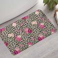 thumbnail image 2 of Pioneer Flower Floral Print Pattern Bathroom Rugs Mat, Non Slip Microfiber Bathroom Rug with Rubber Backing, Soft Mats for Bathroom Floor Tub Shower, 17"x30", 2 of 5