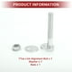 thumbnail image 4 of Tornillo de Alineación de Camber Unique Bargains para Mitsubishi Lancer 2008-2015 No.4117A018 con Junta de Placa de Camber y Tuerca, 4 of 7