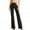 Black-3B, variant on REALiKUN Women's High Waisted Flare Long Pants Cut Out Stretchy Ladder Bootcut Yoga Pants White M