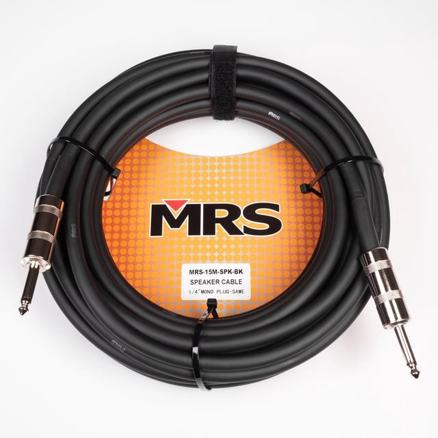 Cable para Bafle MORRISON MRS-15M-SPK-BK 15 m 1/4' Negro
