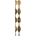 thumbnail image 3 of Ekena Millwork 94"H x 1/8"T Ozark Adjustable Acrylic Decorative Slat Wall Panel Kit, Gold Mirror (contains 8 Slats + 1 Straight Edge Starter Slat), 3 of 11